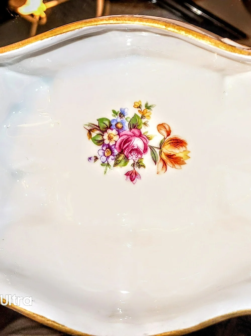J L MENAU PORCELAIN TRINKET BOX
